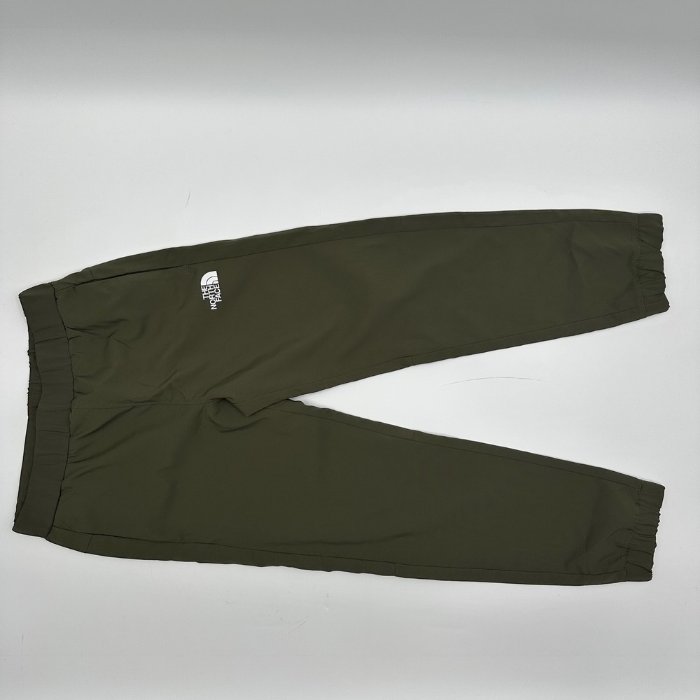 The North Face Boys Olive Green Circular Design Joggers Hiking Pants Size M 10 - Picture 9 of 12